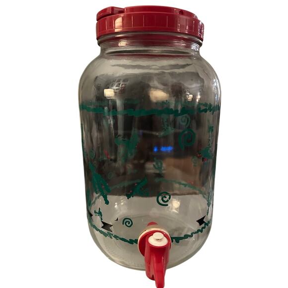 Sun Tea Glass Beverage Dispenser, Vintage, Retro 90's - Picture 1 of 3